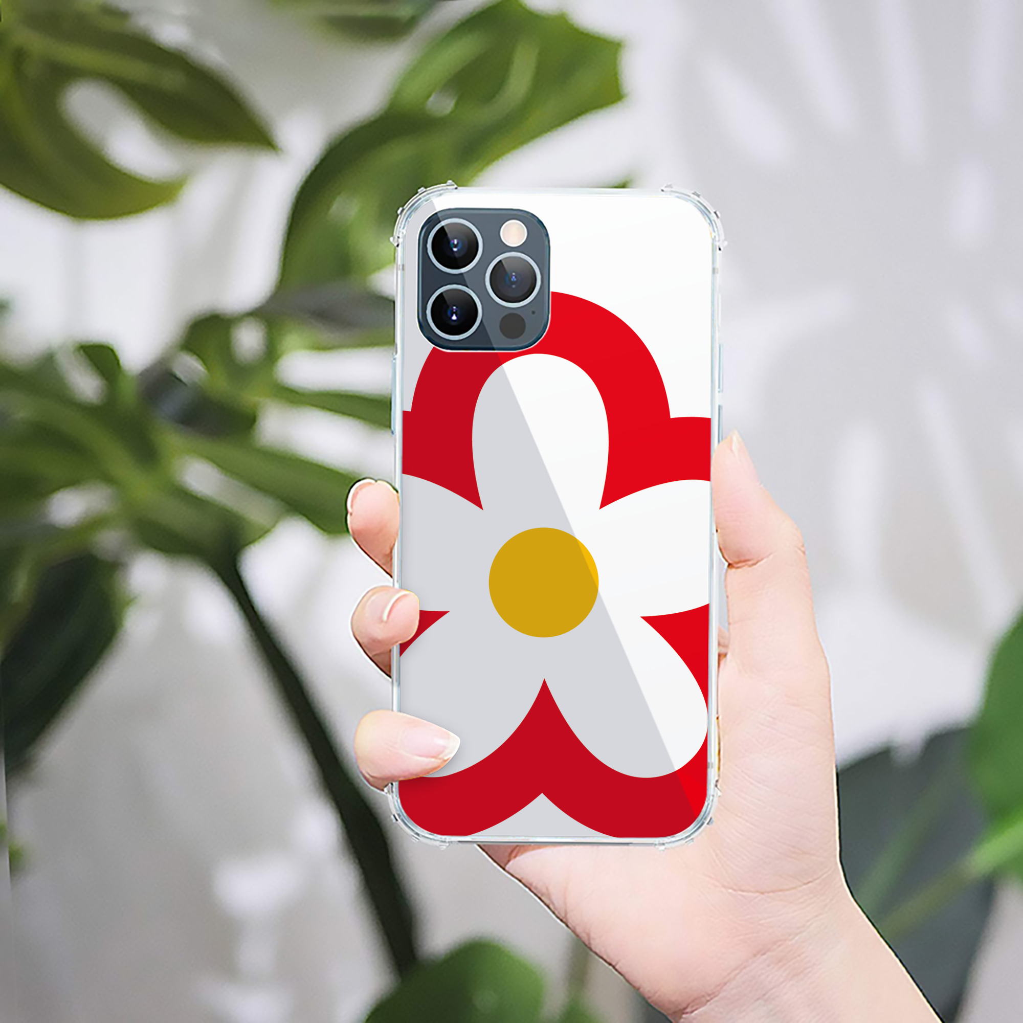（画像用） Hello Kitty ハローキティ 【iPhone 12シリーズ対応】透明スマホケース（クリアソフトケース）